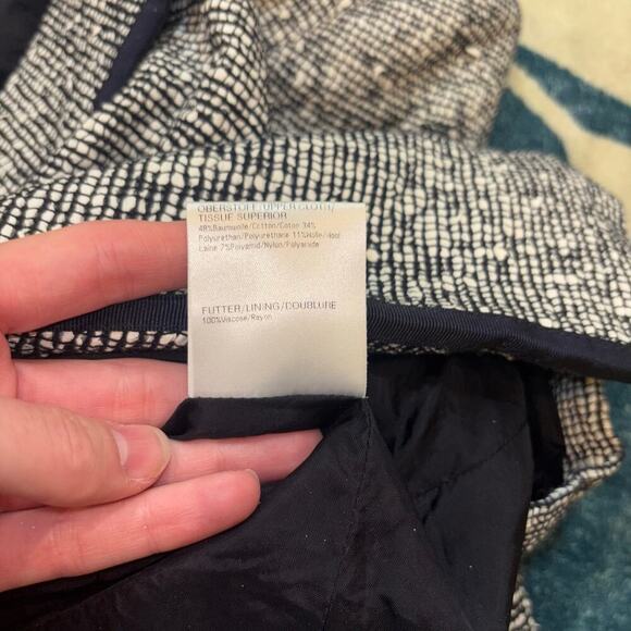 Vintage Louis Féraud Wool Blend Blazer- Tweed Luxury Designer Blazer- Size US 10 - Picture 13 of 15